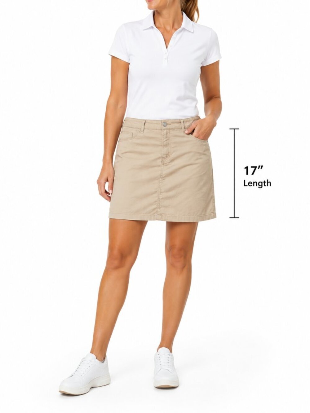 CROFT & BARROW Classic Fit Skort / Skirt - 8